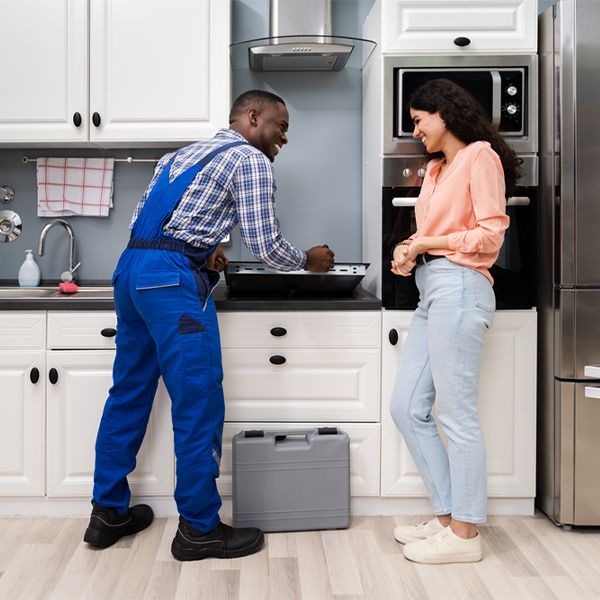 can you provide an estimate for cooktop repair before beginning any work in Vanderbilt MI